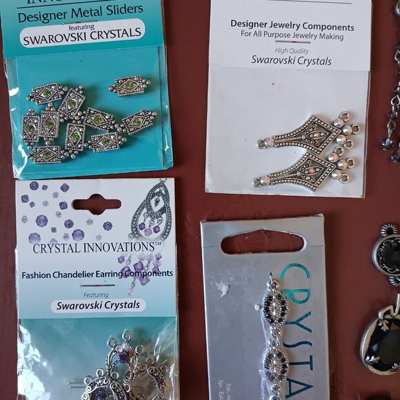 Destash Lot of 77 Jewellery Jewelry Findings Pendants Charms Fancy Boho Goth - Picture 1 of 13